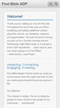 Mobile Screenshot of firstbibleadp.com