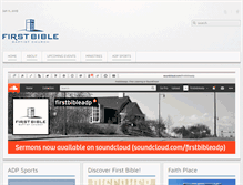 Tablet Screenshot of firstbibleadp.com